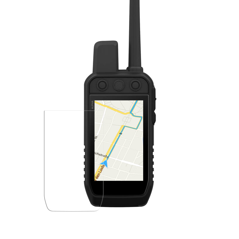 kwmobile 2x Transparente Displayschutzfolie kompatibel mit Garmin Alpha 200 & 200i / Alpha 300 & 300i Folie - Schutzfolie für GPS Tracker - robuster Displayschutz für tragbares Navi Transparent  