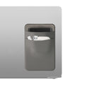kwmobile Tasche kompatibel mit SanDisk Portable SSD, Samsung T7, Crucial X8, HDD - Halterung für externe SSD Festplatte - 13x8cm - Elastisches Case Hülle selbstklebend