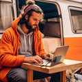 kwmobile Tasche kompatibel mit SanDisk Portable SSD, Samsung T7, Crucial X8, HDD - Halterung für externe SSD Festplatte - 13x8cm - Elastisches Case Hülle selbstklebend
