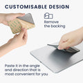 kwmobile Tasche kompatibel mit SanDisk Portable SSD, Samsung T7, Crucial X8, HDD - Halterung für externe SSD Festplatte - 13x8cm - Elastisches Case Hülle selbstklebend
