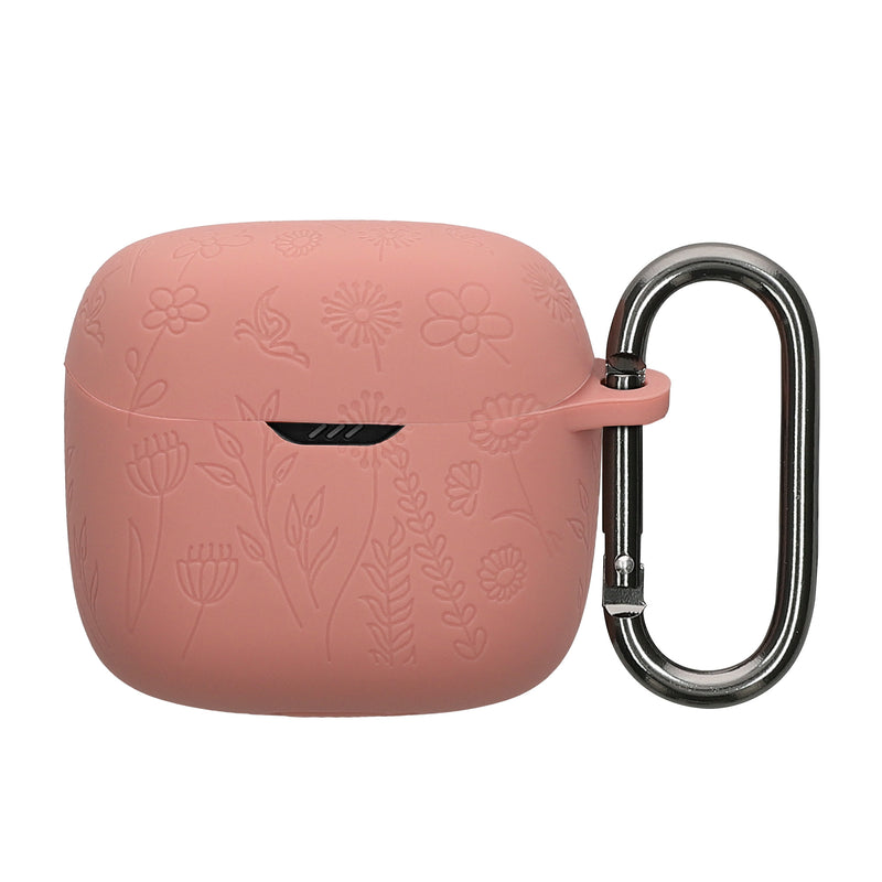kwmobile Case für JBL Tune Flex Hülle - Kopfhörer Schutzhülle mit Karabiner