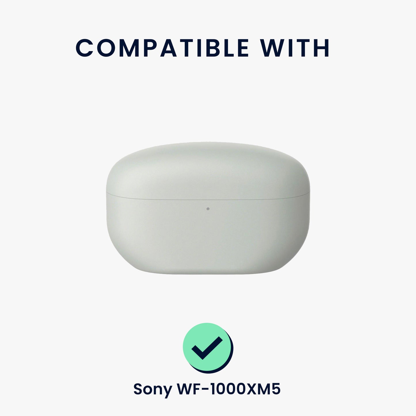 kwmobile Case für Sony WF-1000XM5 Hülle - Kopfhörer Schutzhülle mit Karabiner