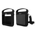 kwmobile Silikon Hülle kompatibel mit Bose SoundLink Color II - Schutzhülle für Mini Speaker - Cover Bluetooth Lautsprecher Schwarz Schwarz  