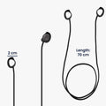 kwmobile Halteband kompatibel mit Samsung Galaxy Buds FE Headphones Kopfhörer Halter Band Strap