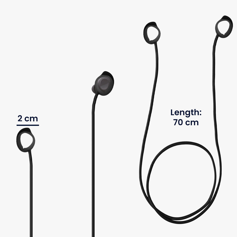 kwmobile Halteband kompatibel mit Samsung Galaxy Buds FE Headphones Kopfhörer Halter Band Strap