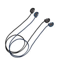 kwmobile 2x Halteband kompatibel mit Samsung Galaxy Buds FE Headphones - Kopfhörer Halter Band Strap in Dunkelblau Schwarz Dunkelblau  