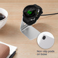 kwmobile USB Ladegerät kompatibel mit Garmin vivoactive 6 / vivoactive 5 / Forerunner 55 / 255 / 255 Music - USB Kabel Charger Stand - Smart Watch Ladestation - Ladekabel mit Standfunktion