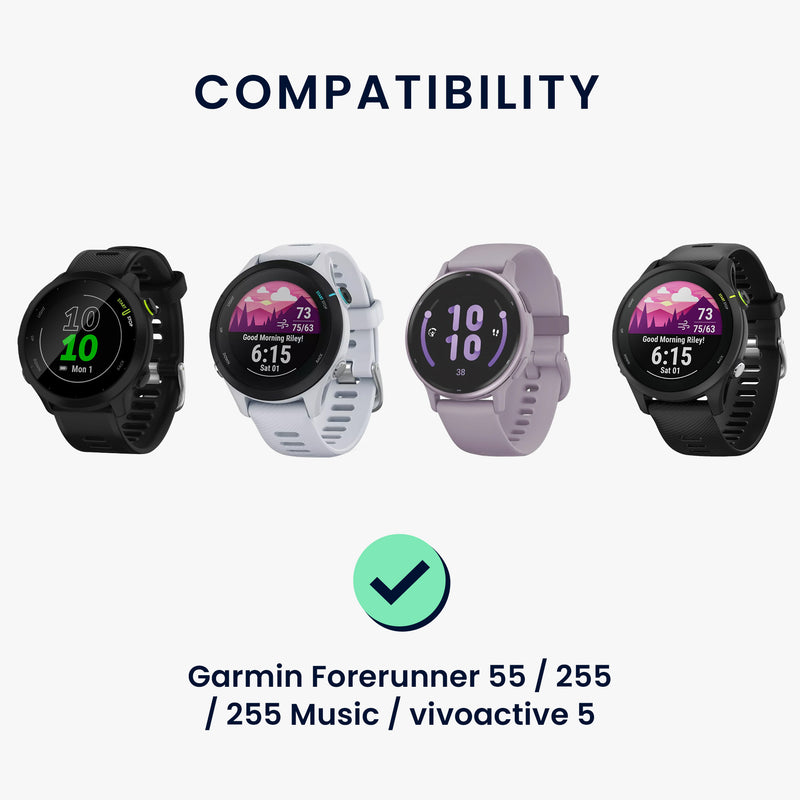kwmobile USB Kabel Charger kompatibel mit Garmin Forerunner 55 965 955 265 255 165 / Vivoactive 5 / Vivoactive 6 / Epix Ladekabel - Smart Watch Ersatzkabel - Fitnesstracker Aufladekabel