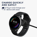 kwmobile USB Kabel Charger kompatibel mit OnePlus Watch 2 / Watch 3 Ladekabel - Smart Watch Ersatzkabel - Fitnesstracker Aufladekabel