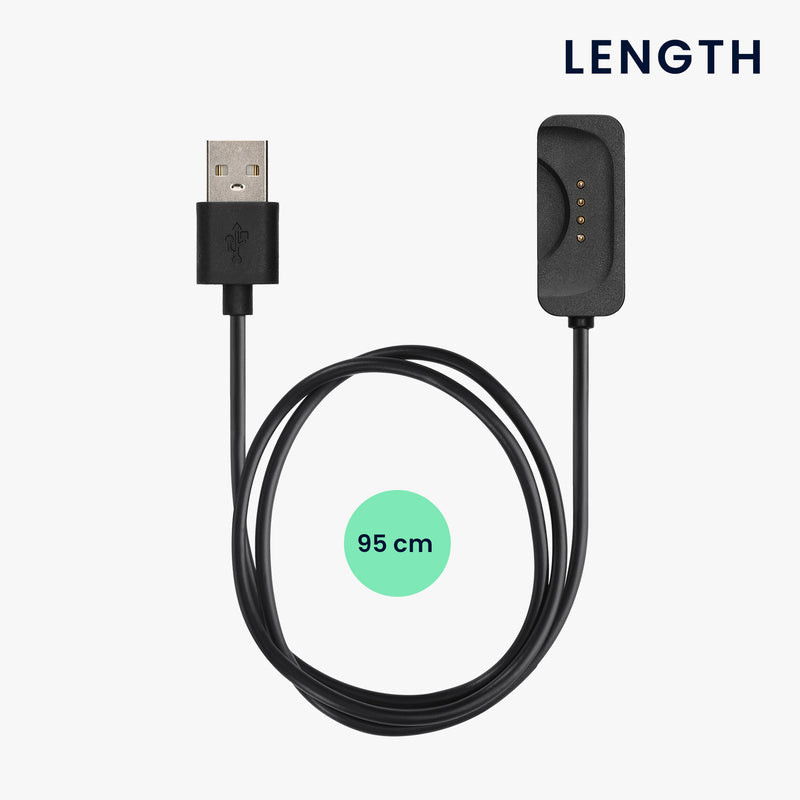 kwmobile USB Kabel Charger kompatibel mit OnePlus Watch 2 / Watch 3 Ladekabel - Smart Watch Ersatzkabel - Fitnesstracker Aufladekabel