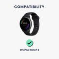 kwmobile USB Kabel Charger kompatibel mit OnePlus Watch 2 / Watch 3 Ladekabel - Smart Watch Ersatzkabel - Fitnesstracker Aufladekabel