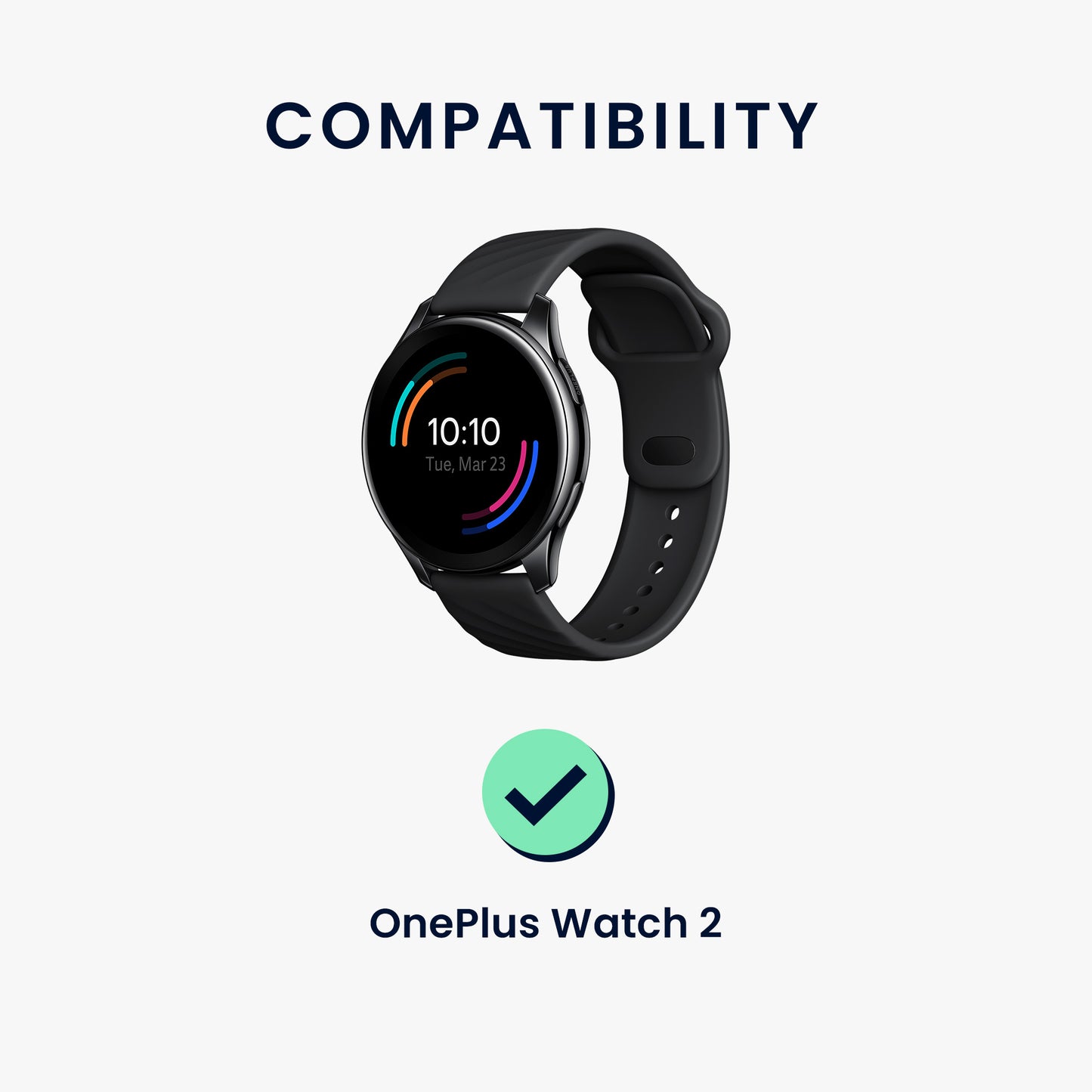 kwmobile USB Kabel Charger kompatibel mit OnePlus Watch 2 / Watch 3 Ladekabel - Smart Watch Ersatzkabel - Fitnesstracker Aufladekabel