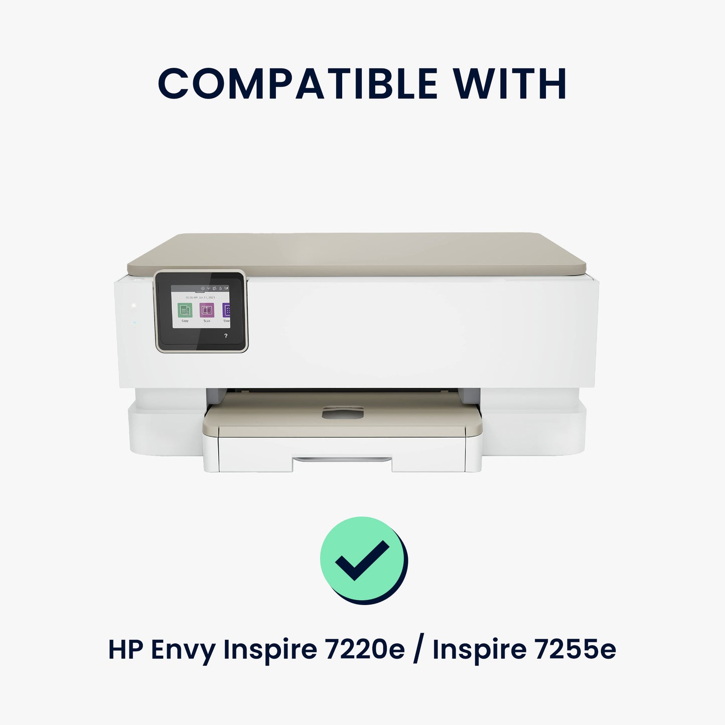 kwmobile Cover kompatibel mit HP Envy Inspire 7220e / Inspire 7255e Hülle Tasche für Drucker Staubschutzhülle Schutzhaube Schutzhülle