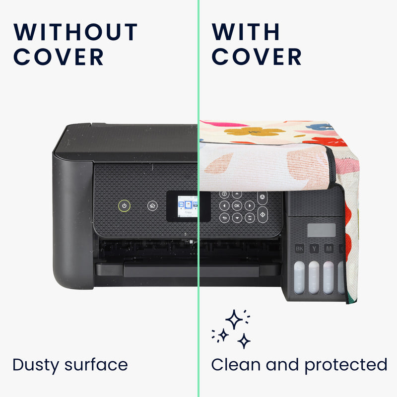 kwmobile Cover kompatibel mit Epson Eco Tank ET-2820 / ET-2810 / ET-2812 / ET-2870 Hülle - Tasche für Drucker - Staubschutzhülle Schutzhaube Schutzhülle