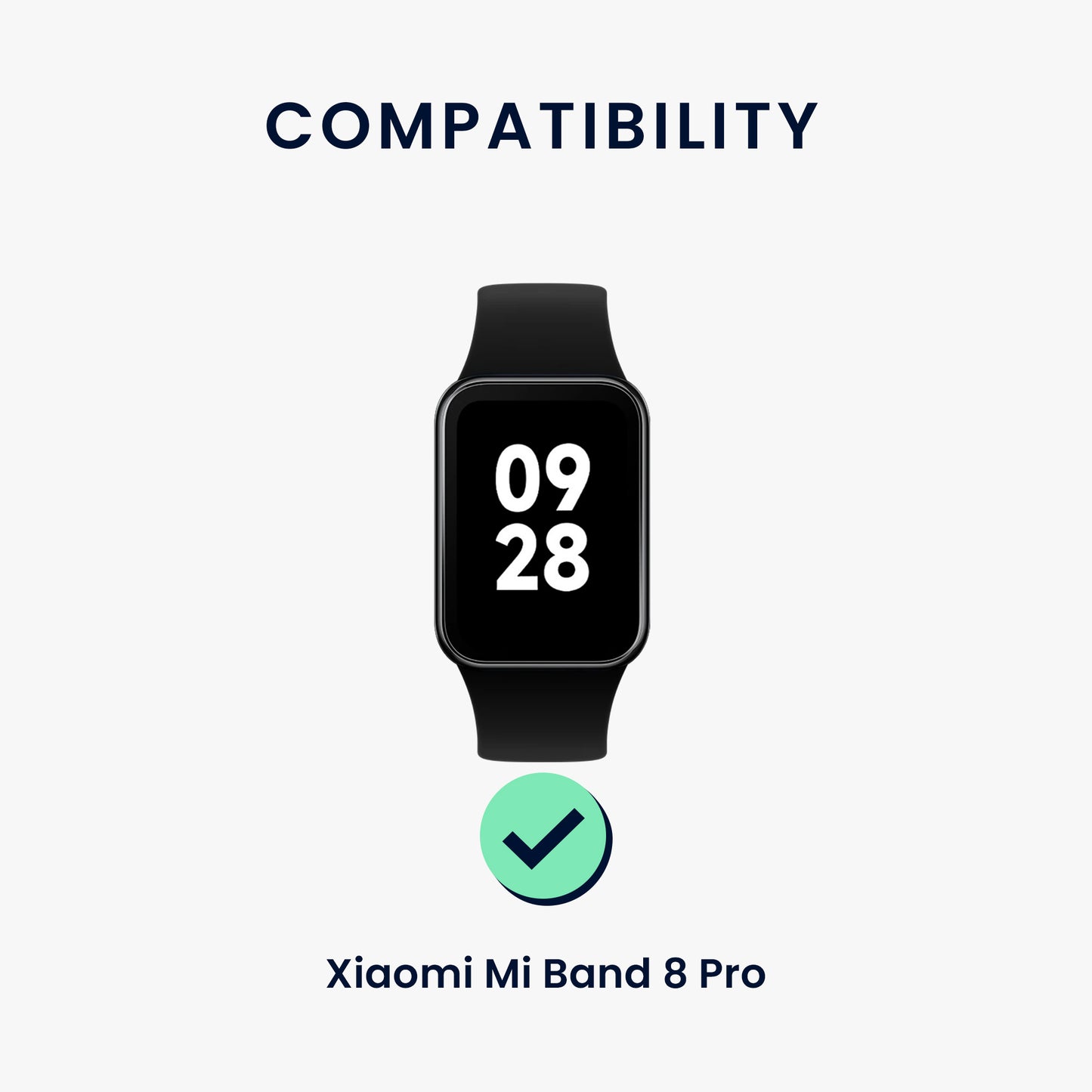 kwmobile Uhrenarmband für Xiaomi Mi Band 8 Pro Armband Fitnesstracker Band Set Ersatzarmband Smartwatch