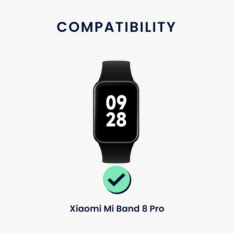 kwmobile Uhrenarmband für Xiaomi Mi Band 8 Pro Armband Fitnesstracker Band Set Ersatzarmband Smartwatch