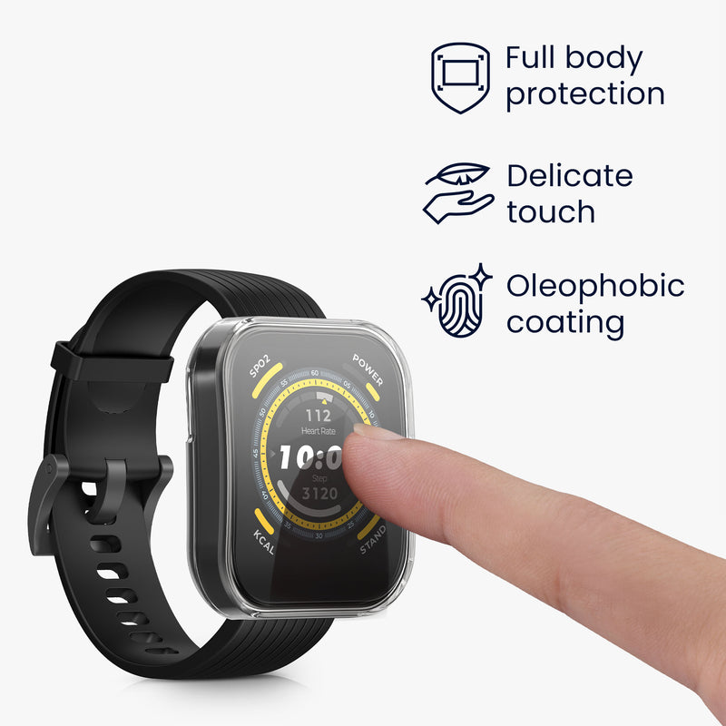 kwmobile Schutzhülle für Huami Amazfit Bip 5 Fullbody Display Cover Set