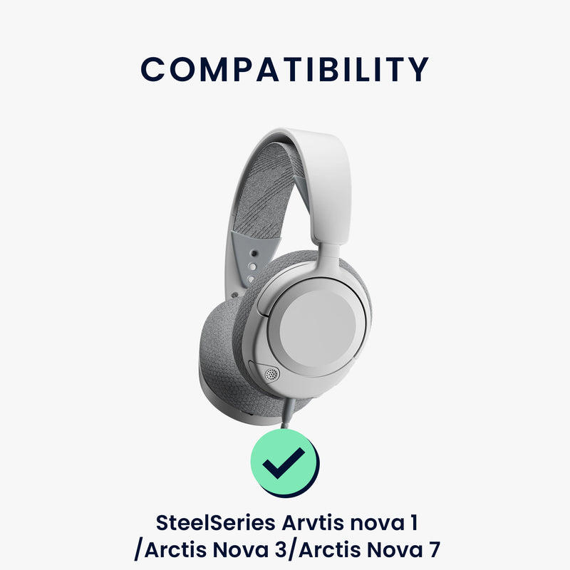 2x Ohrpolster für SteelSeries Arctis Nova 1 / Arctis Nova 3 / Arctis Nova 7