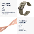 kwmobile Uhrenarmband für Garmin Forerunner 965 / 965 Solar / Forerunner 955 / 955 Solar Armband Fitnesstracker Band Set Ersatzarmband Smartwatch