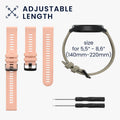 kwmobile Uhrenarmband für Garmin Forerunner 965 / 965 Solar / Forerunner 955 / 955 Solar Armband Fitnesstracker Band Set Ersatzarmband Smartwatch