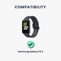 kwmobile USB C Ladekabel kompatibel mit Samsung Galaxy Fit 3 Kabel Charger Smart Watch Ersatzkabel Fitnesstracker Aufladekabel