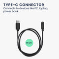 kwmobile USB C Ladekabel kompatibel mit Samsung Galaxy Fit 3 Kabel Charger Smart Watch Ersatzkabel Fitnesstracker Aufladekabel