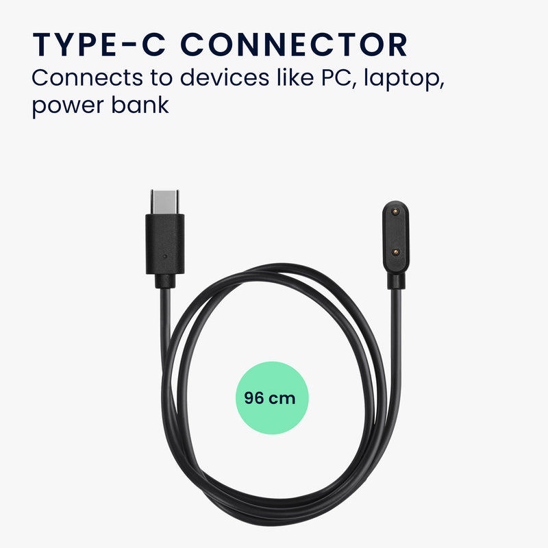 kwmobile USB C Ladekabel kompatibel mit Samsung Galaxy Fit 3 Kabel Charger Smart Watch Ersatzkabel Fitnesstracker Aufladekabel