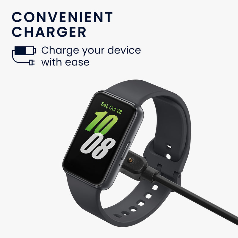 kwmobile USB C Ladekabel kompatibel mit Samsung Galaxy Fit 3 Kabel Charger Smart Watch Ersatzkabel Fitnesstracker Aufladekabel