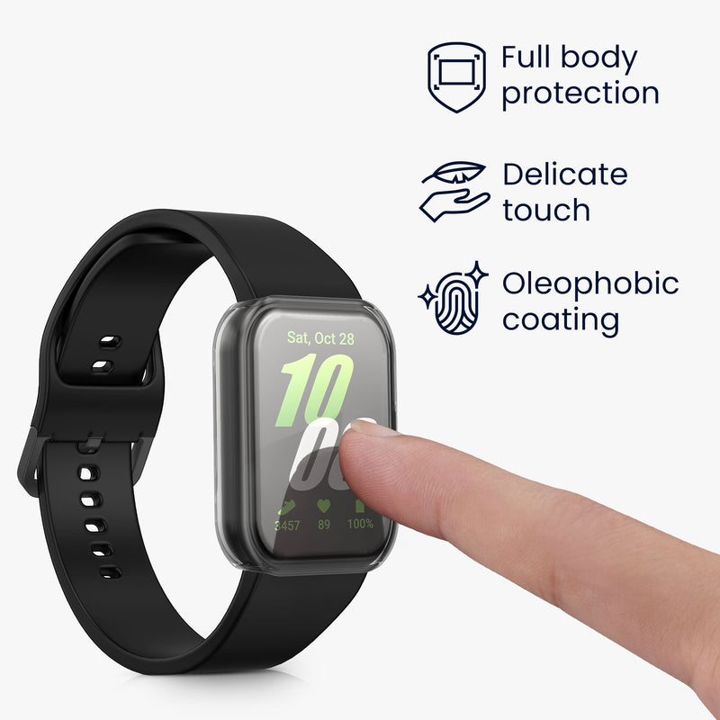kwmobile Schutzhülle für Samsung Galaxy Fit 3 Fullbody Display Cover Set