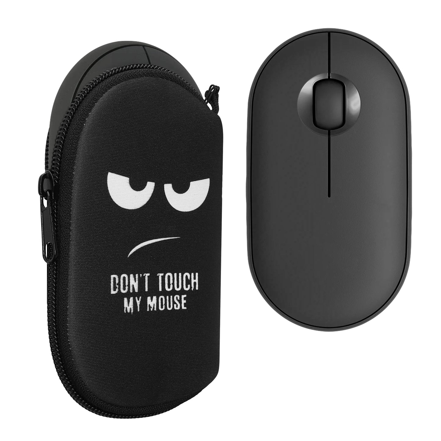 kwmobile Hülle kompatibel mit Logitech Pebble Mouse 2 M350s / M350 - Hülle für PC Mouse Schutzhülle - Computer Maus Tasche - Tasche für PC-Maus