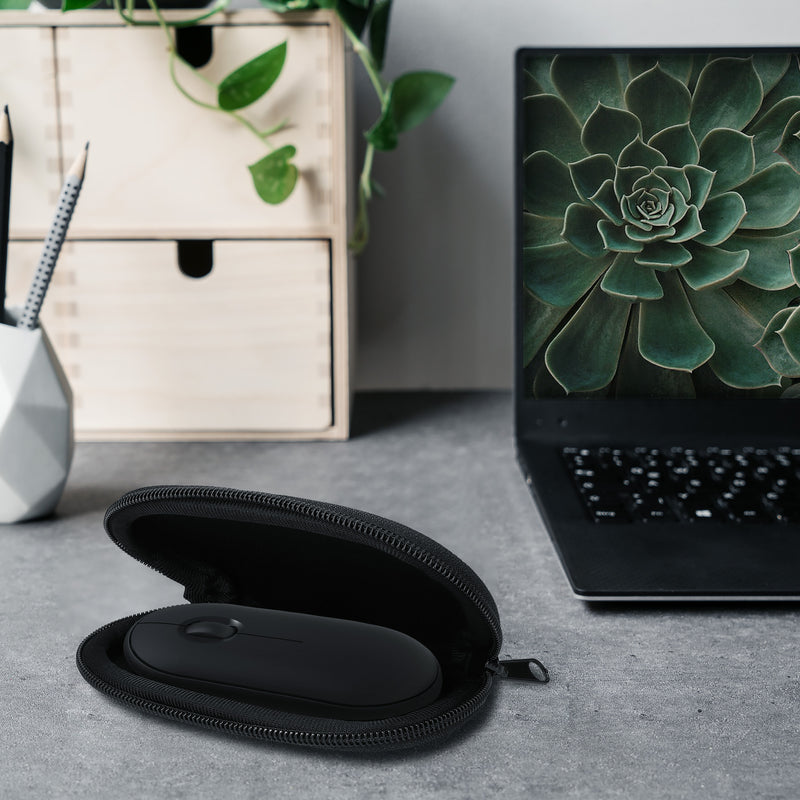kwmobile Hülle kompatibel mit Logitech Pebble Mouse 2 M350s / M350 - Hülle für PC Mouse Schutzhülle - Computer Maus Tasche - Tasche für PC-Maus