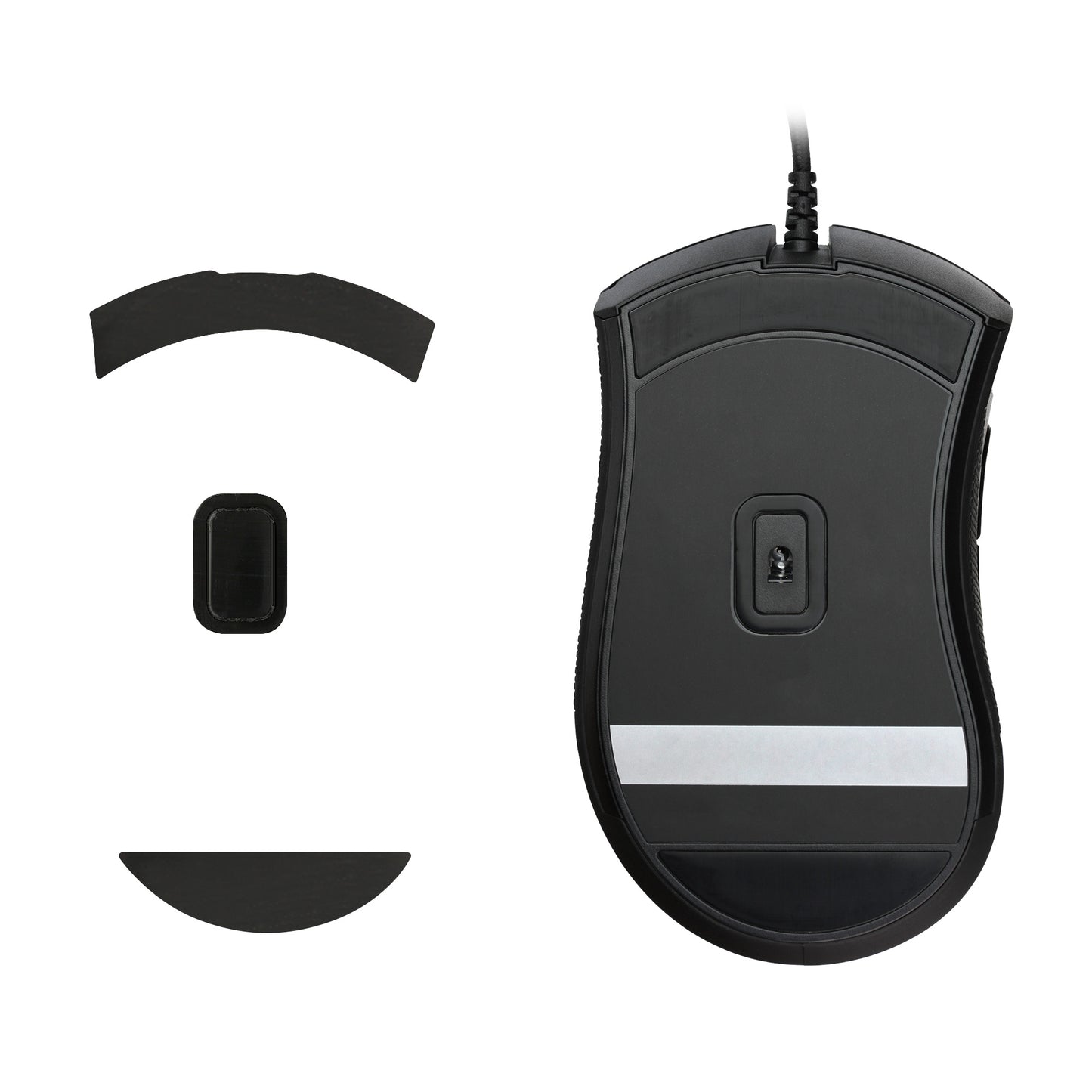 kwmobile Mouse Feet Sticker kompatibel mit Razer DeathAdder Elite Ersatz Glider Mausfüße passgenau Maus Glides
