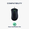 kwmobile Mouse Feet Sticker kompatibel mit Razer DeathAdder Elite Ersatz Glider Mausfüße passgenau Maus Glides