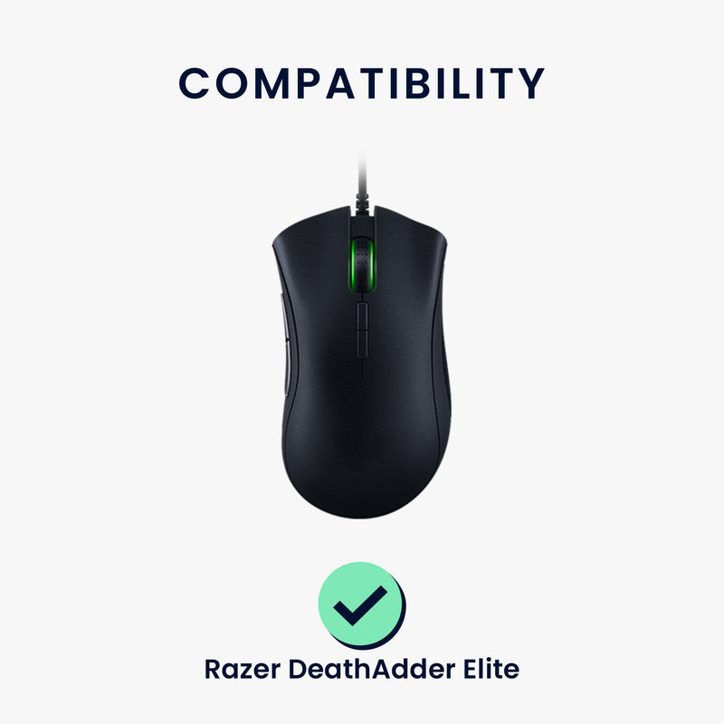 kwmobile Mouse Feet Sticker kompatibel mit Razer DeathAdder Elite Ersatz Glider Mausfüße passgenau Maus Glides