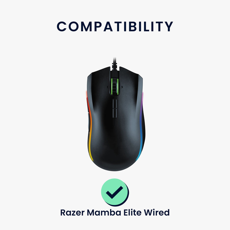 kwmobile Mouse Feet Sticker kompatibel mit Razer Mamba Elite Wired Ersatz Glider - Mausfüße passgenau - Maus Glides