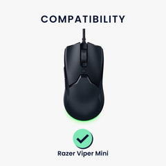kwmobile Mouse Feet Sticker kompatibel mit Razer Viper Mini Ersatz Glider Mausfüße passgenau Maus Glides - Schwarz