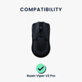kwmobile Mouse Feet Sticker kompatibel mit Razer Viper V2 Pro Ersatz Glider - Mausfüße passgenau - Maus Glides
