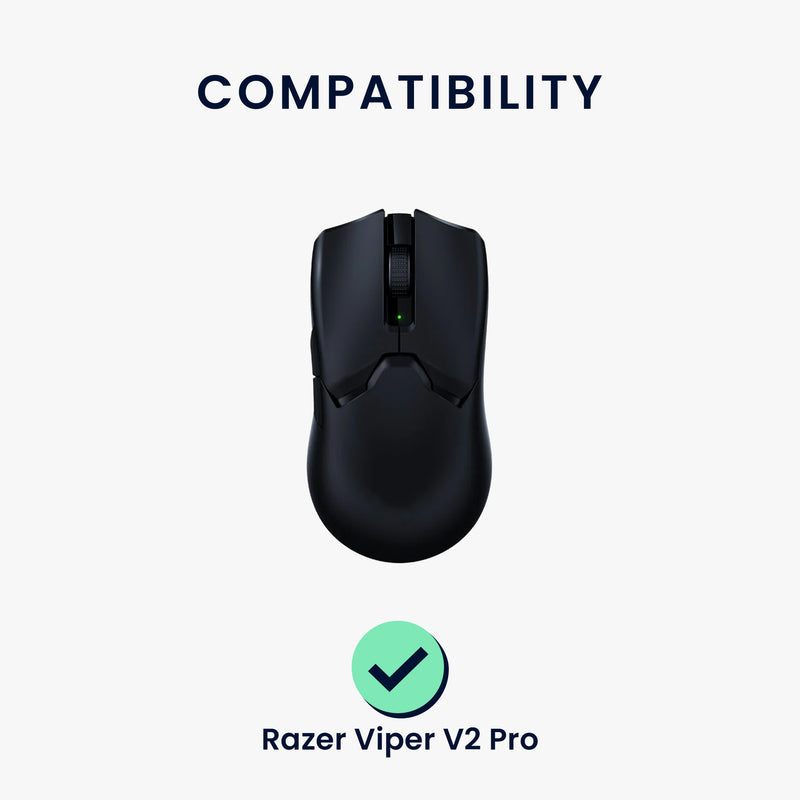 kwmobile Mouse Feet Sticker kompatibel mit Razer Viper V2 Pro Ersatz Glider - Mausfüße passgenau - Maus Glides