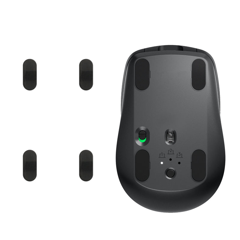 kwmobile Mouse Feet Sticker kompatibel mit Logitech MX Anywhere 3 Ersatz Glider - Mausfüße passgenau - Maus Glides