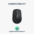 kwmobile Mouse Feet Sticker kompatibel mit Logitech MX Anywhere 3 Ersatz Glider - Mausfüße passgenau - Maus Glides