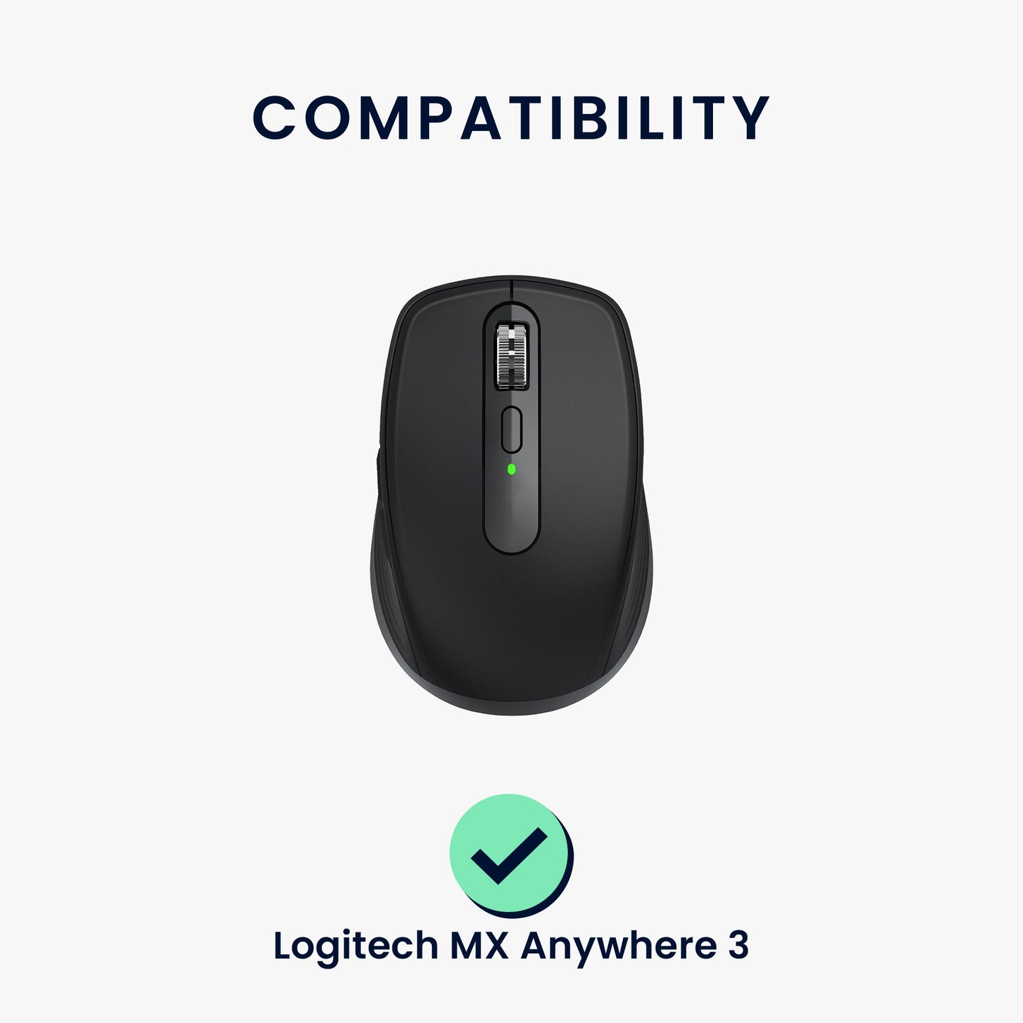 kwmobile Mouse Feet Sticker kompatibel mit Logitech MX Anywhere 3 Ersatz Glider - Mausfüße passgenau - Maus Glides
