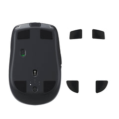 kwmobile Mouse Feet Sticker kompatibel mit Logitech MX Anywhere 2S Ersatz Glider - Mausfüße passgenau - Maus Glides in Schwarz Schwarz  