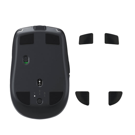 kwmobile Mouse Feet Sticker kompatibel mit Logitech MX Anywhere 2S Ersatz Glider - Mausfüße passgenau - Maus Glides in Schwarz Schwarz  