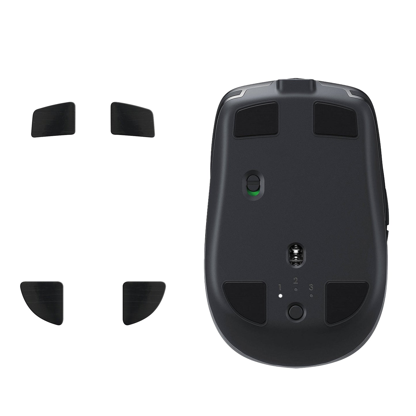 kwmobile Mouse Feet Sticker kompatibel mit Logitech MX Anywhere 2S Ersatz Glider Mausfüße passgenau Maus Glides