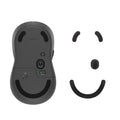 kwmobile Mouse Feet Sticker kompatibel mit Logitech M650 L / M750 L Ersatz Glider - Mausfüße passgenau - Maus Glides in Schwarz Schwarz  