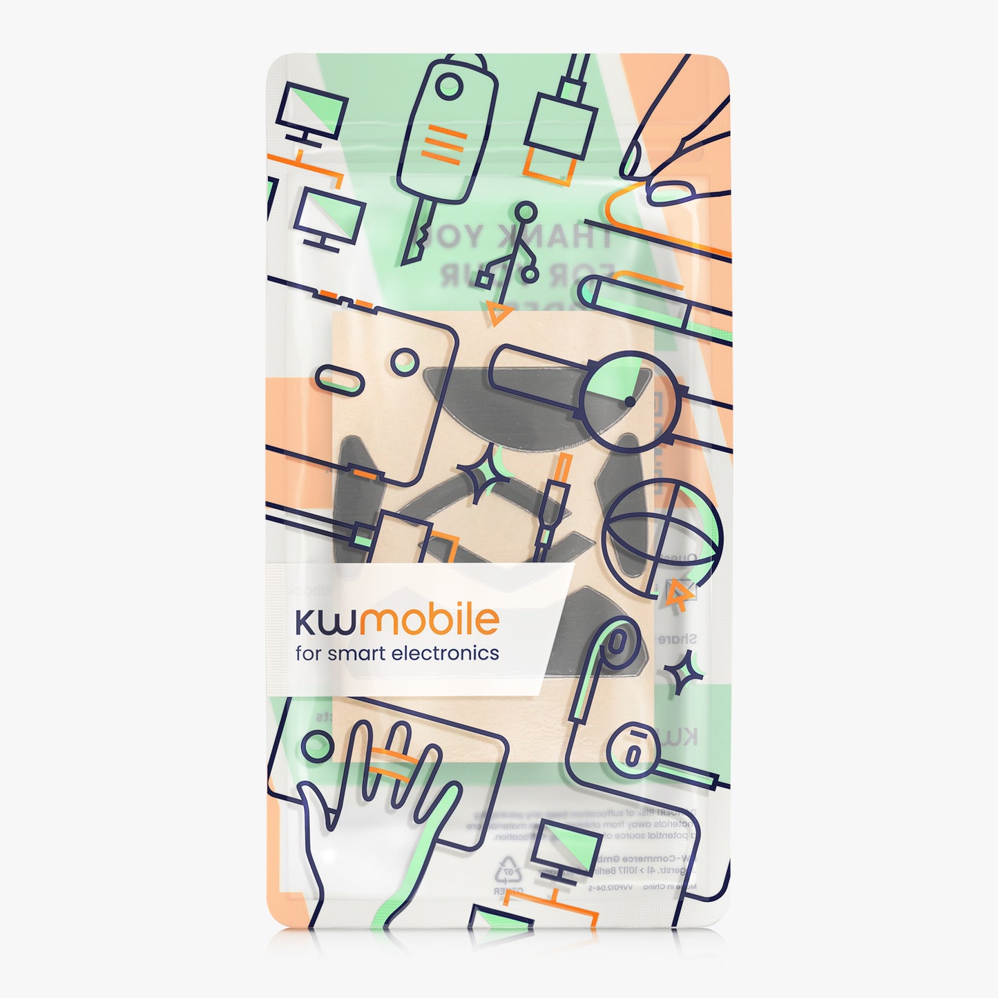kwmobile Mouse Feet Sticker kompatibel mit Logitech G303 / G302 Ersatz Glider - Mausfüße passgenau - Maus Glides