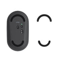 kwmobile Mouse Feet Sticker kompatibel mit Logitech Pebble Mouse Ersatz Glider - Mausfüße passgenau - Maus Glides in Schwarz Schwarz  