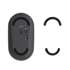 kwmobile Mouse Feet Sticker kompatibel mit Logitech Pebble Mouse Ersatz Glider - Mausfüße passgenau - Maus Glides in Schwarz Schwarz  