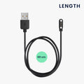 kwmobile USB Kabel Charger kompatibel mit Nerunsa P66D / NiUFFiT P66 / Ddidbi P66D / IDW19 / IDW13/ IDW15 Ladekabel - Smart Watch Ersatzkabel - Fitnesstracker Aufladekabel