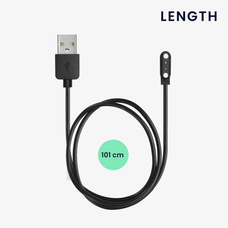 kwmobile USB Kabel Charger kompatibel mit Nerunsa P66D / NiUFFiT P66 / Ddidbi P66D / IDW19 / IDW13/ IDW15 Ladekabel - Smart Watch Ersatzkabel - Fitnesstracker Aufladekabel